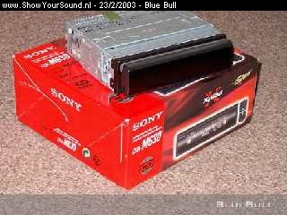 showyoursound.nl - Blue Bulls Ice Install . . . - Blue Bull - 6.jpg - Sony Blackpanel.